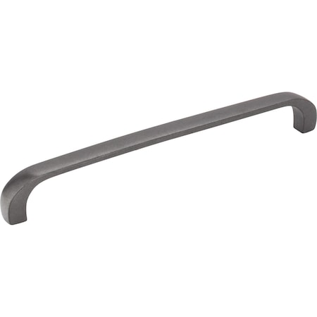 Elements 160 mm Center-to-Center Gun Metal Square Slade Cabinet Pull 984-160DACM